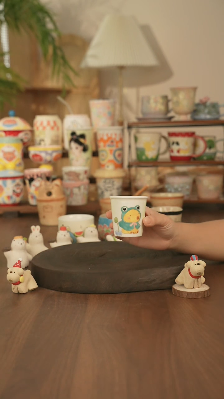 杯子景德镇原创手作陶瓷