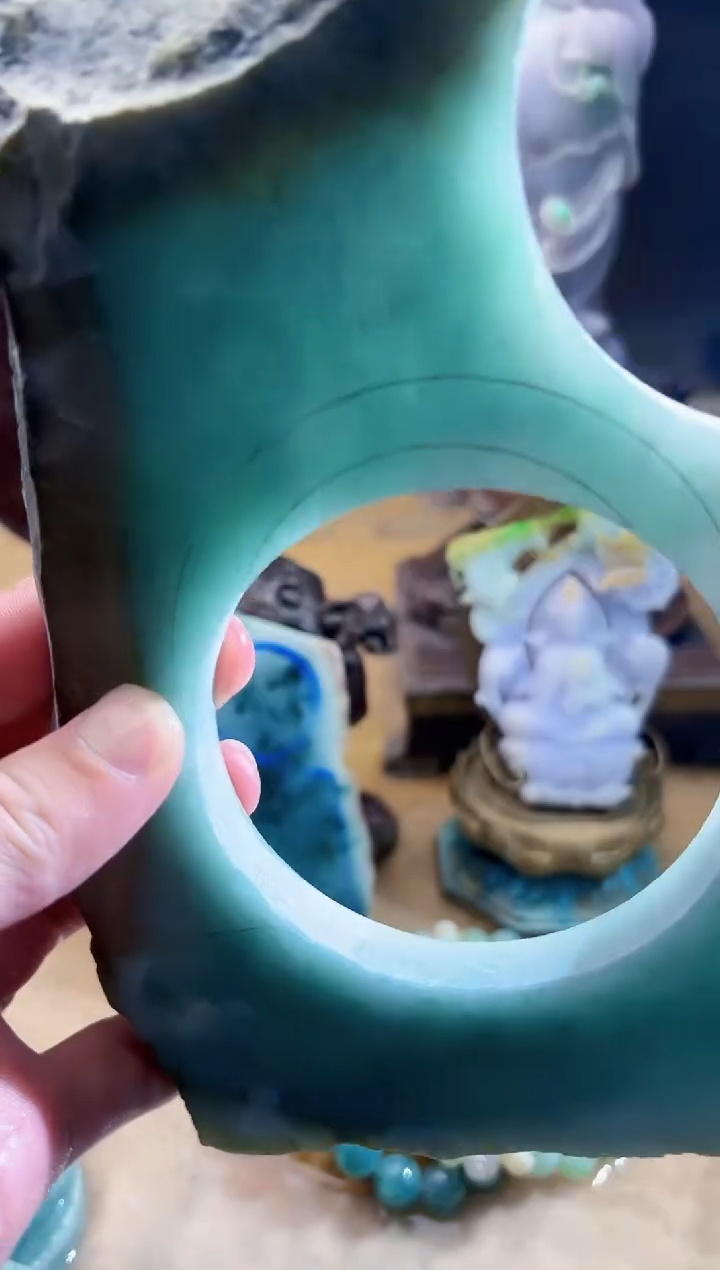 未镶嵌挂件翡翠A货张麦9715