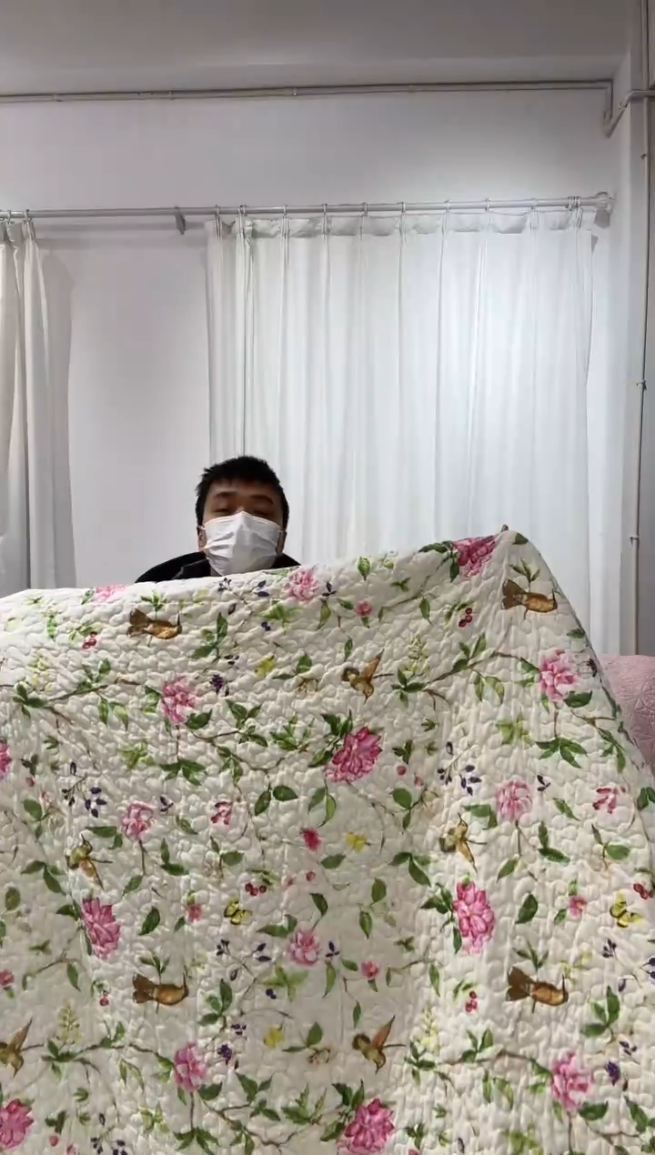 棉200*230纯棉床盖150号微瑕
