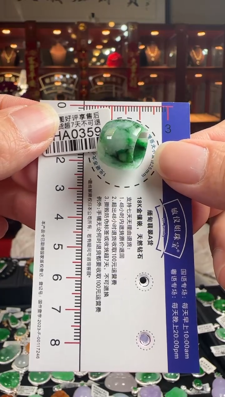 【闪购商品】翡翠颈饰未镶嵌HA0359 路路通