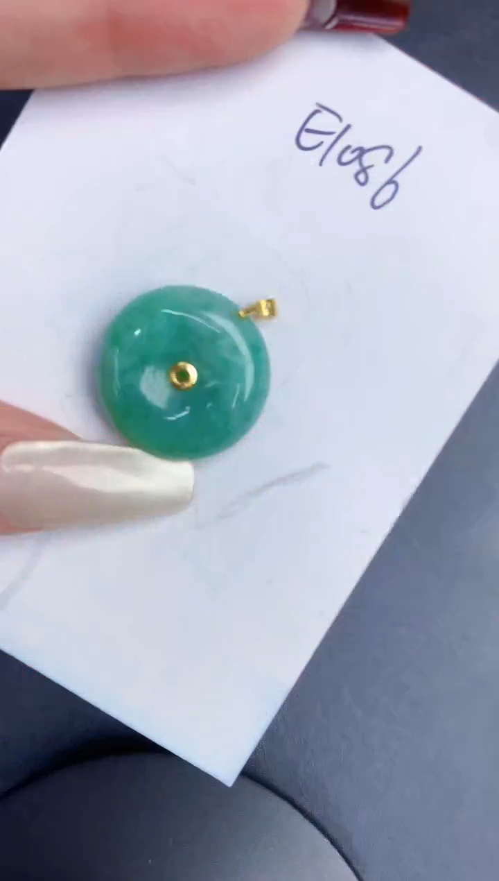 【闪购商品】翡翠颈饰18K金镶嵌00000000000