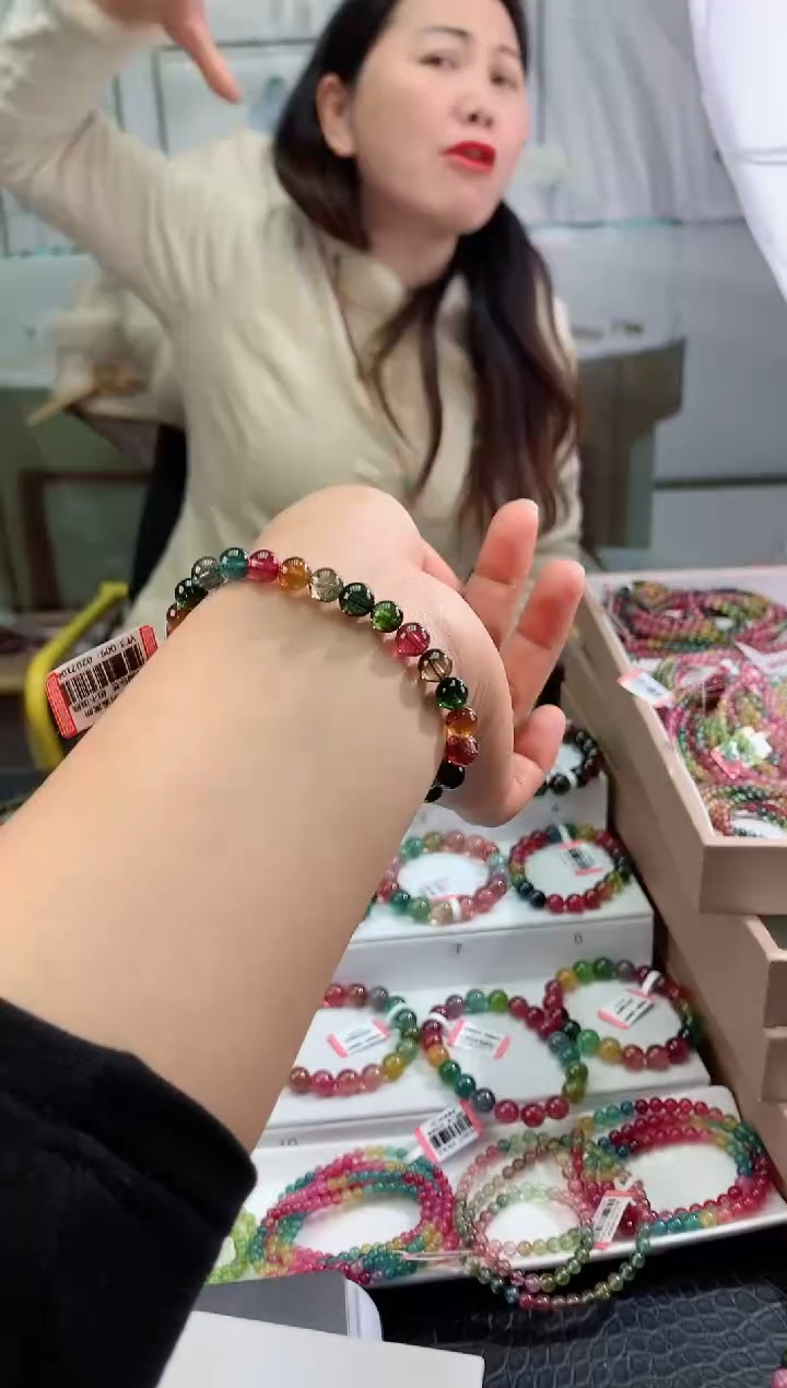 【闪购商品】碧玺手链未镶嵌多样性发一条