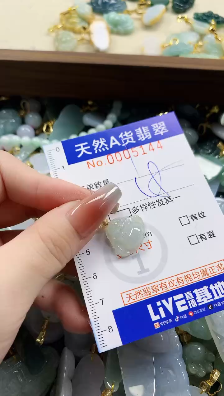 颈饰未镶嵌翡翠天然A货翡翠