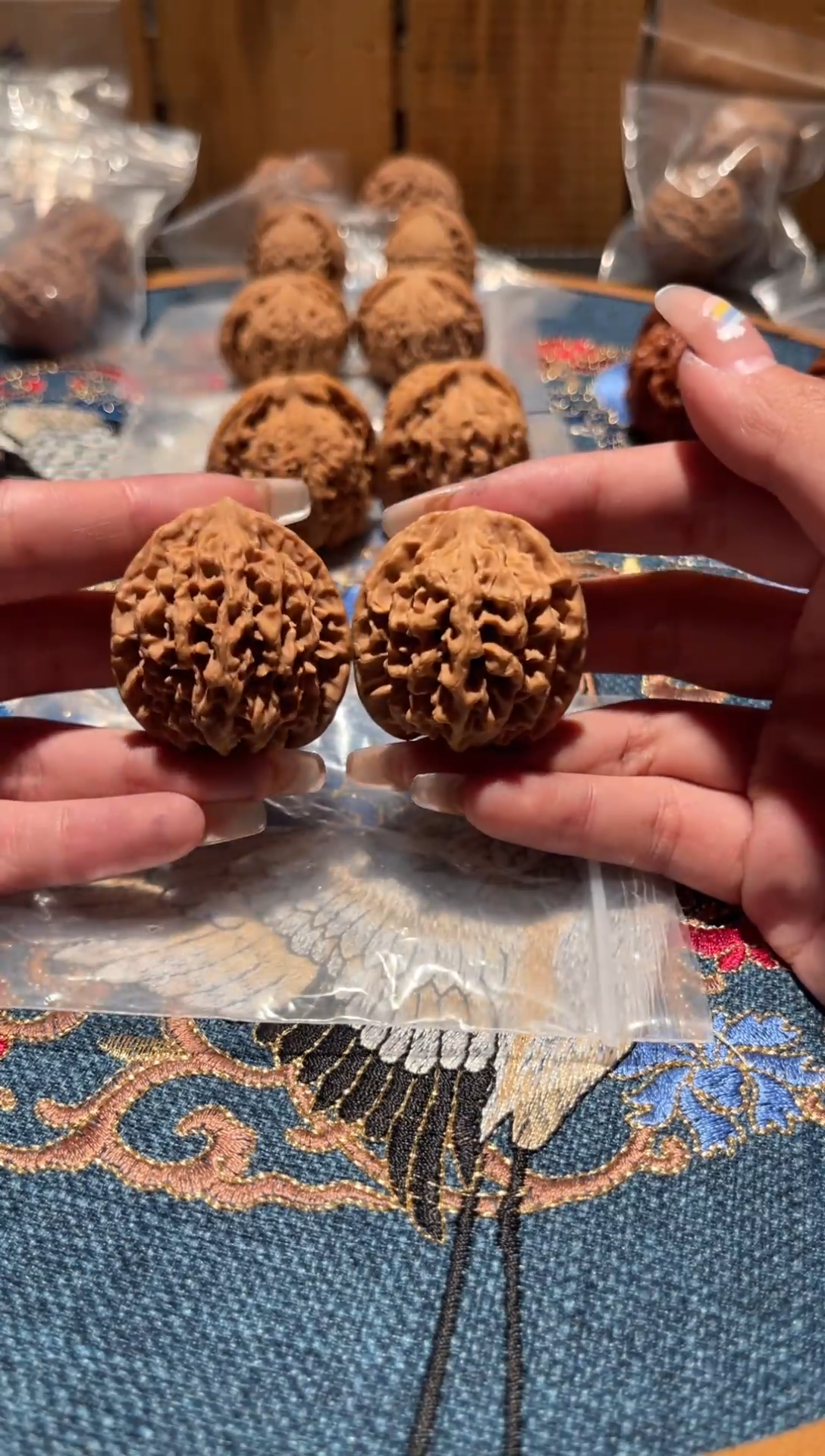 把件文玩核桃224 秦闷36