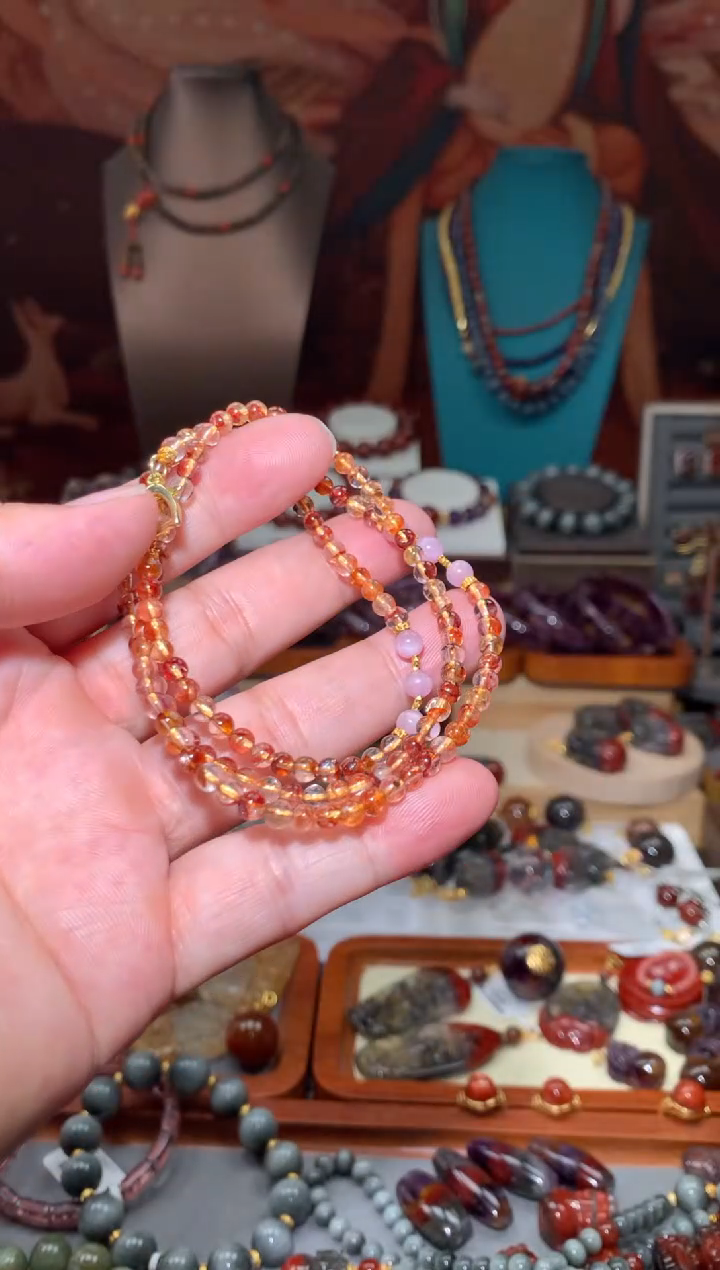 未镶嵌珠宝半成品水晶闪灵胶花万能链，