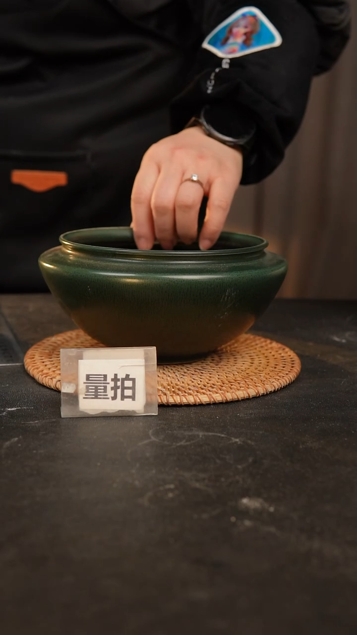 【闪购商品】瓷片泥泥手工花盆口18高10