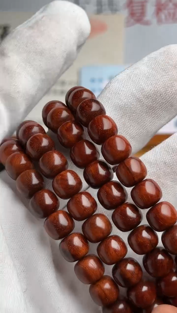 手串/手链小叶紫檀小叶紫檀树头老料8*9无胶无蜡