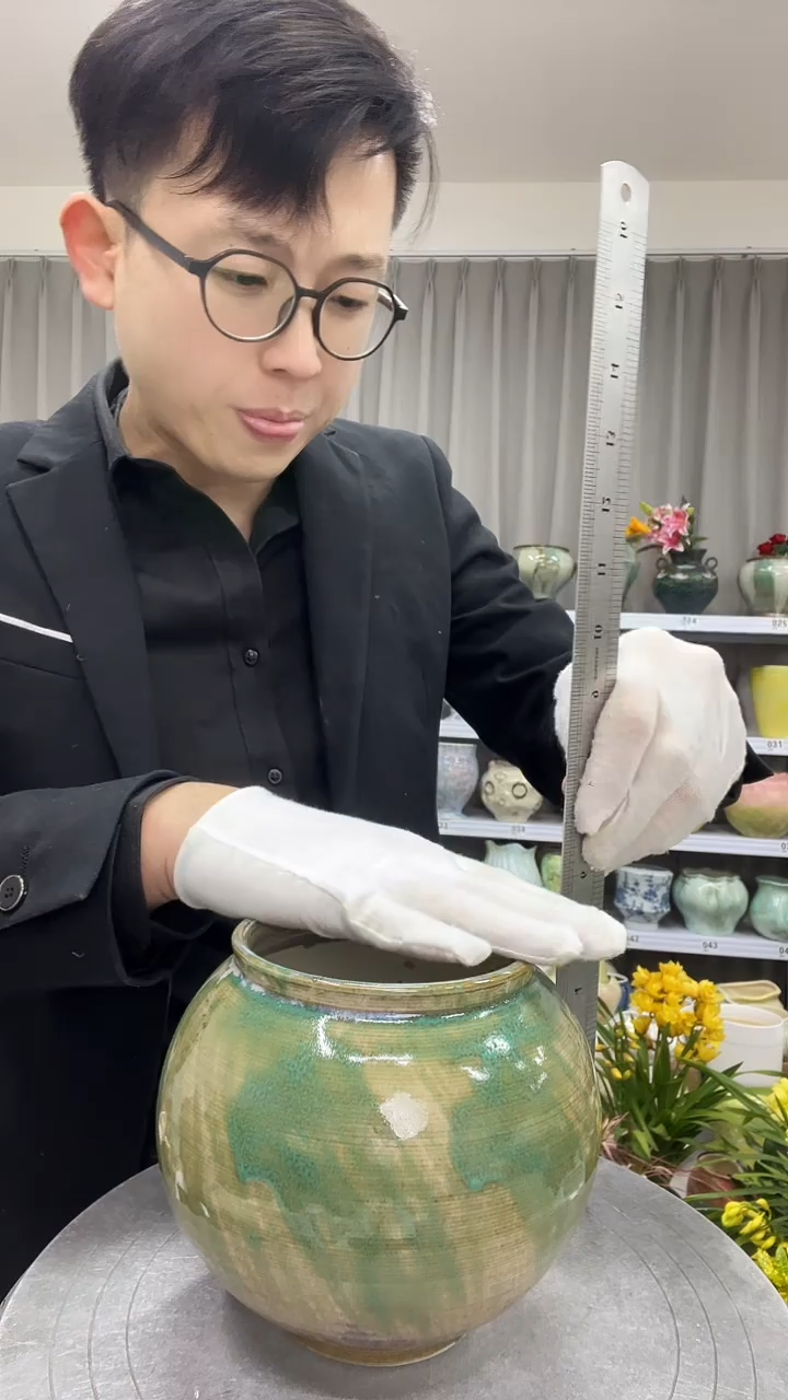 9.4陶瓷花盆直播链接高. 14     口10