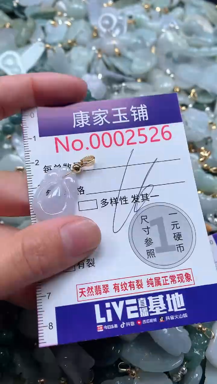 【闪购商品】翡翠吊坠(不含链)未镶嵌2526