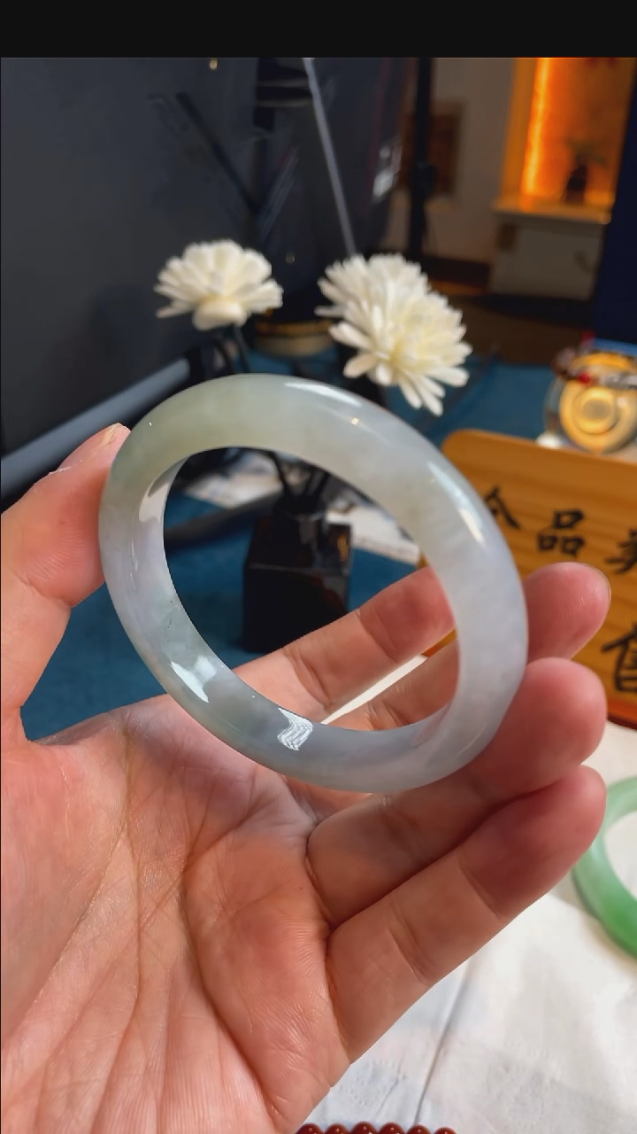 未镶嵌定制翡翠14993号57圈