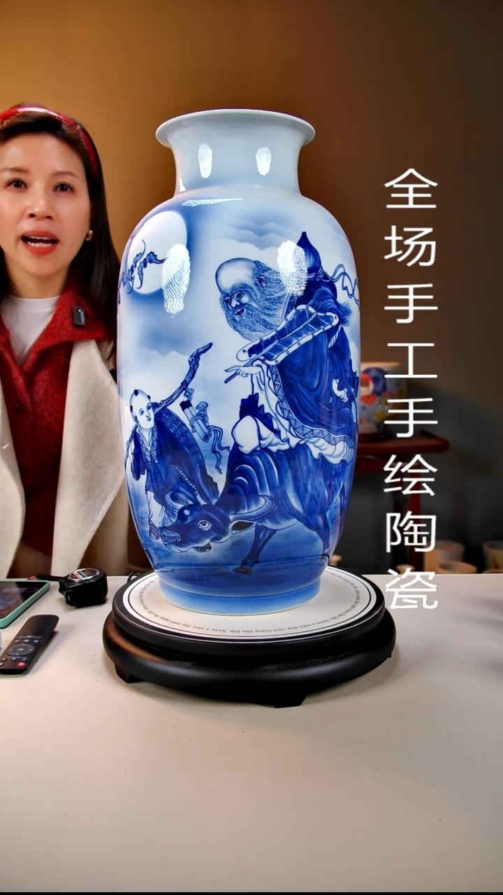 摆件陶景德镇手绘陶瓷16