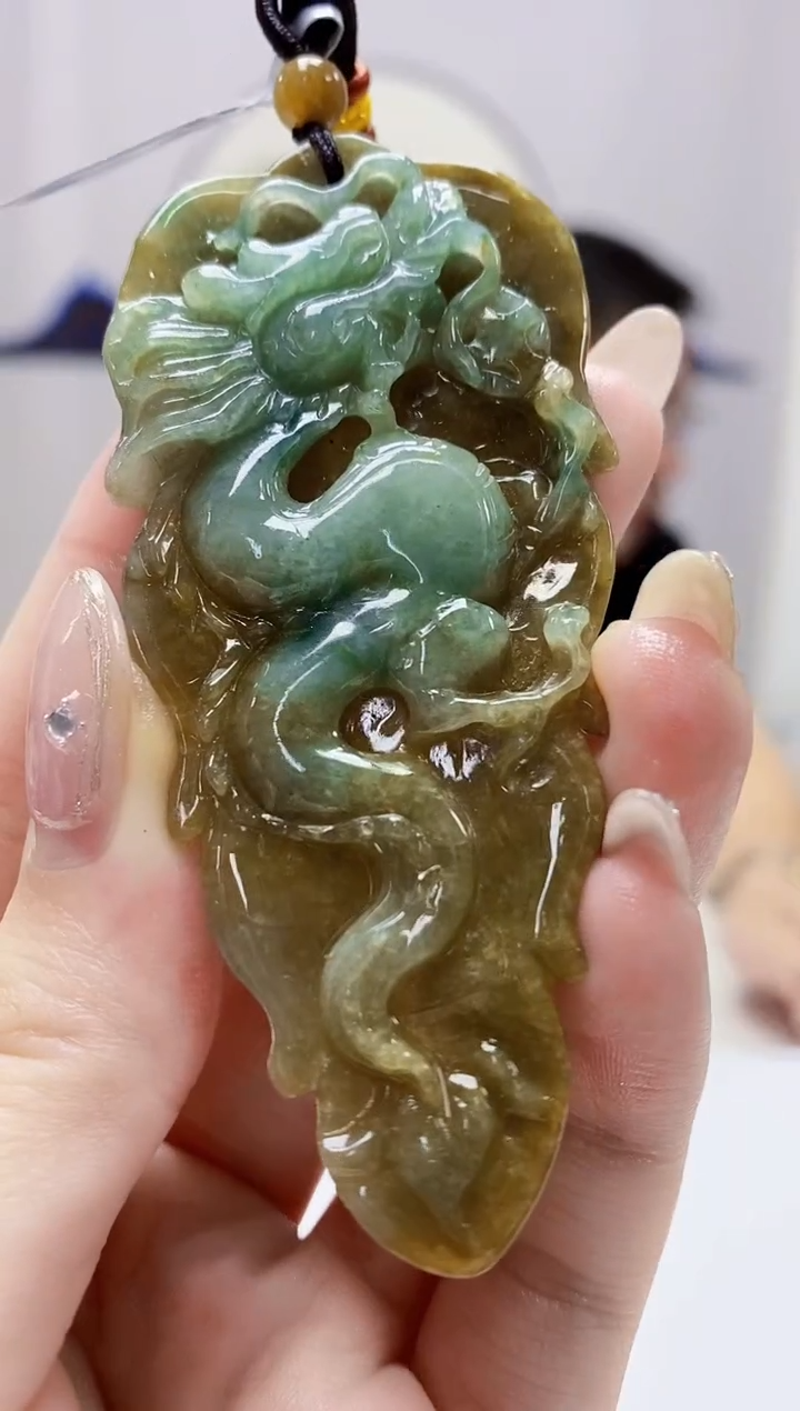 定制翡翠未镶嵌5153jw-毛货挂件13