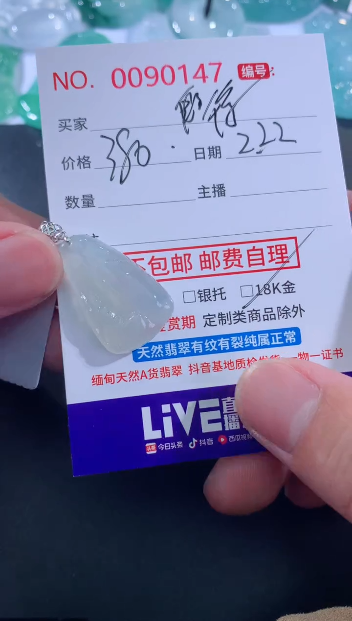 【闪购商品】翡翠颈饰未镶嵌徐