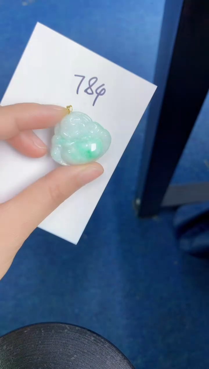 【闪购商品】翡翠颈饰18K金镶嵌000000000