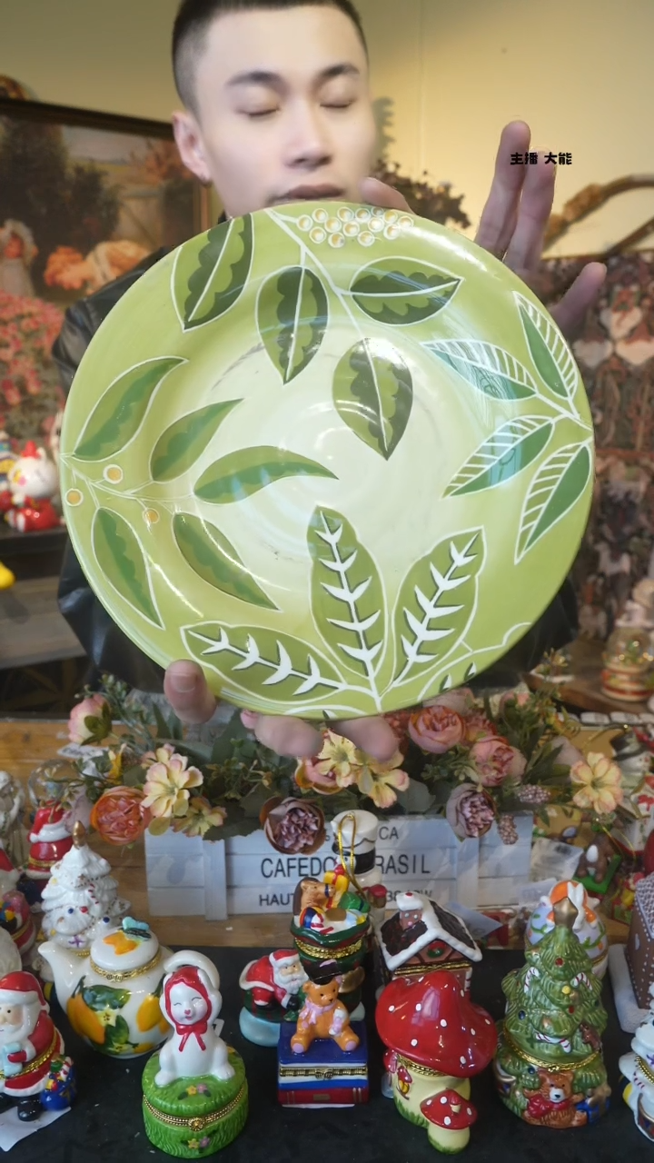 【闪购商品】默认微瑕高端树脂陶瓷摆件Q522