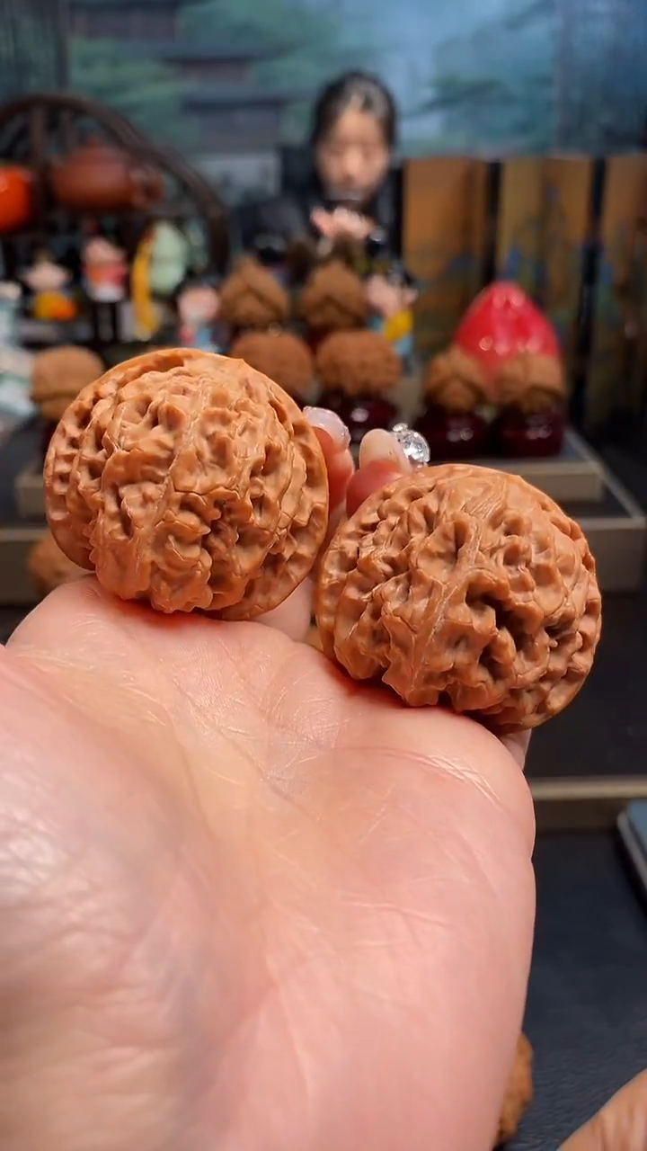 【闪购商品】文玩核桃吊坠K369苹果园43