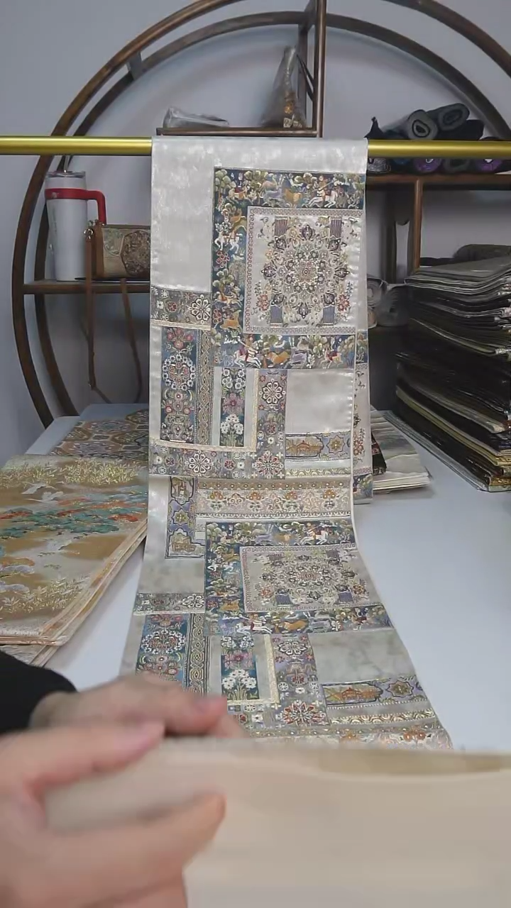 【闪购商品】织绣27西阵织六通宝相花
