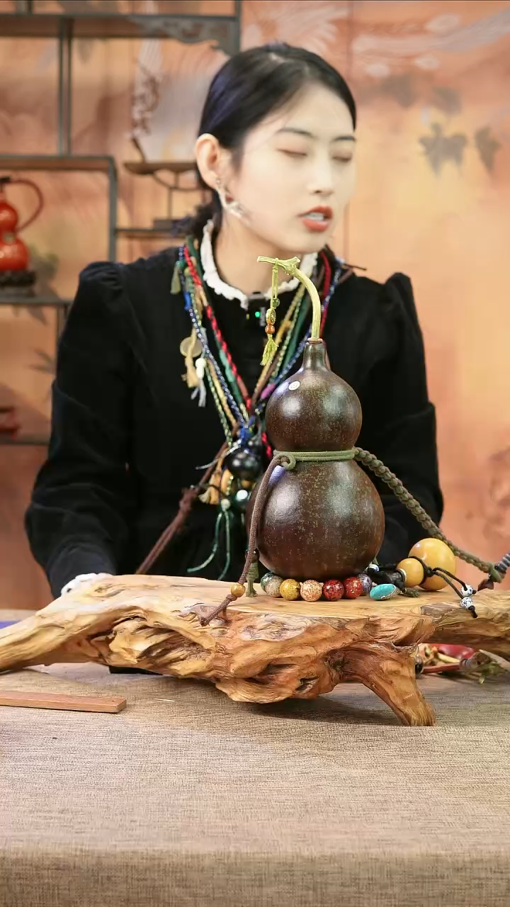 【闪购商品】153—光岳葫天然大漆酒葫芦不含漆珠