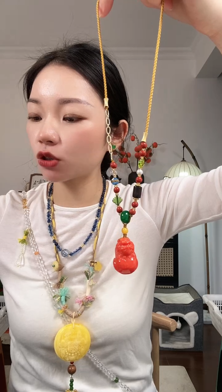 【闪购商品】琥珀颈饰未镶嵌A348AAAAAAA