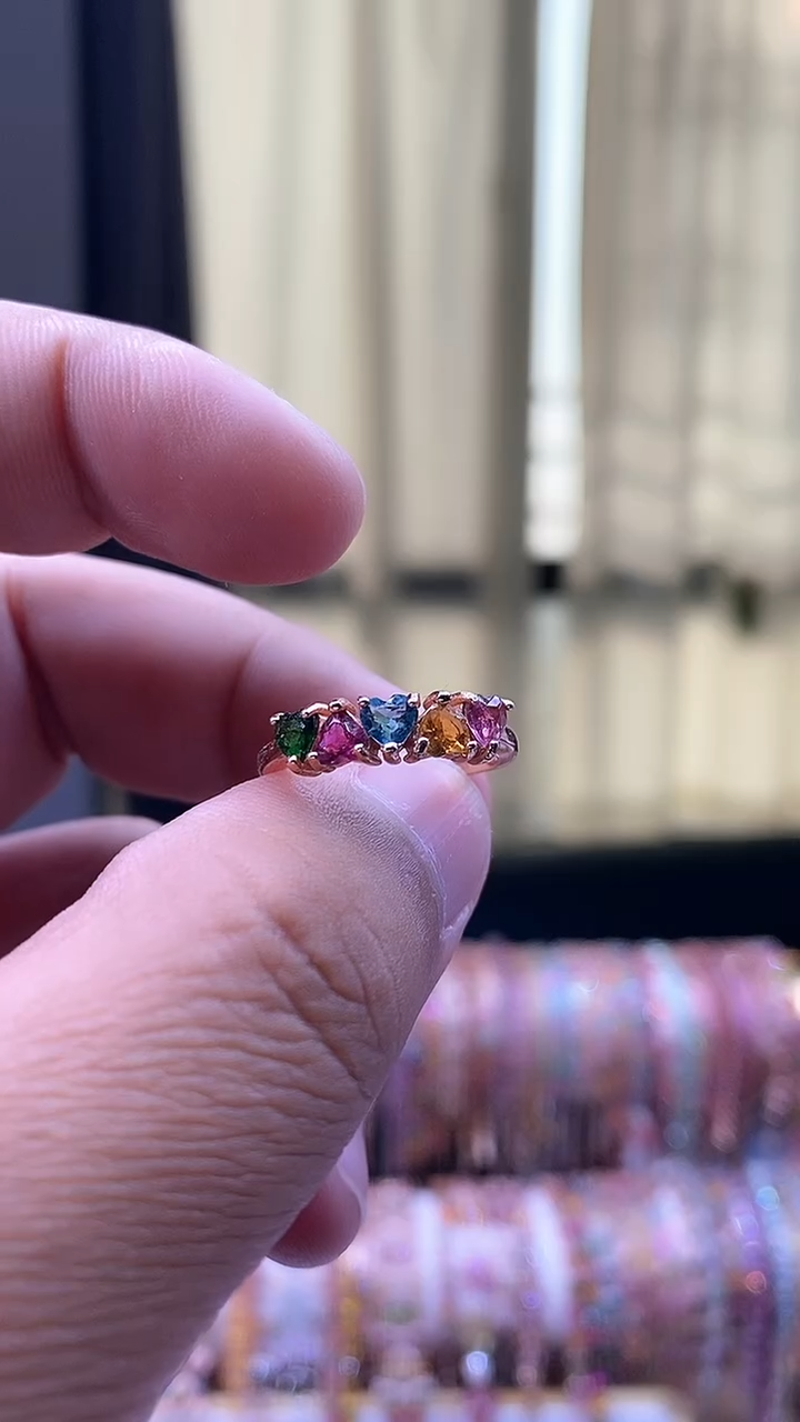 【闪购商品】碧玺戒指银S925镶嵌161565615656