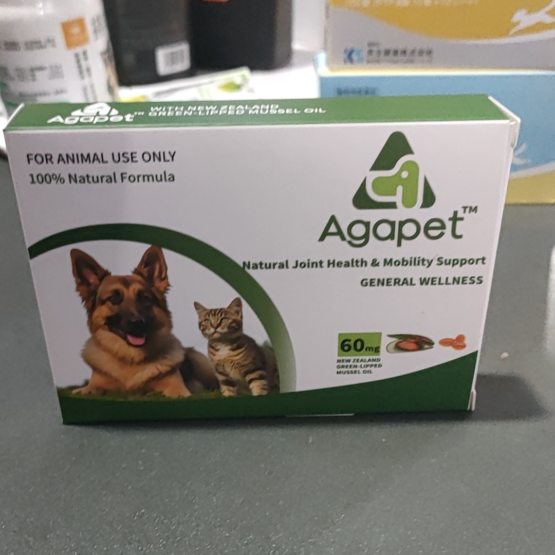 领养之家 贝它安绿唇贻贝油软骨素 Agapet猫狗关节炎骨刺折耳矮脚
