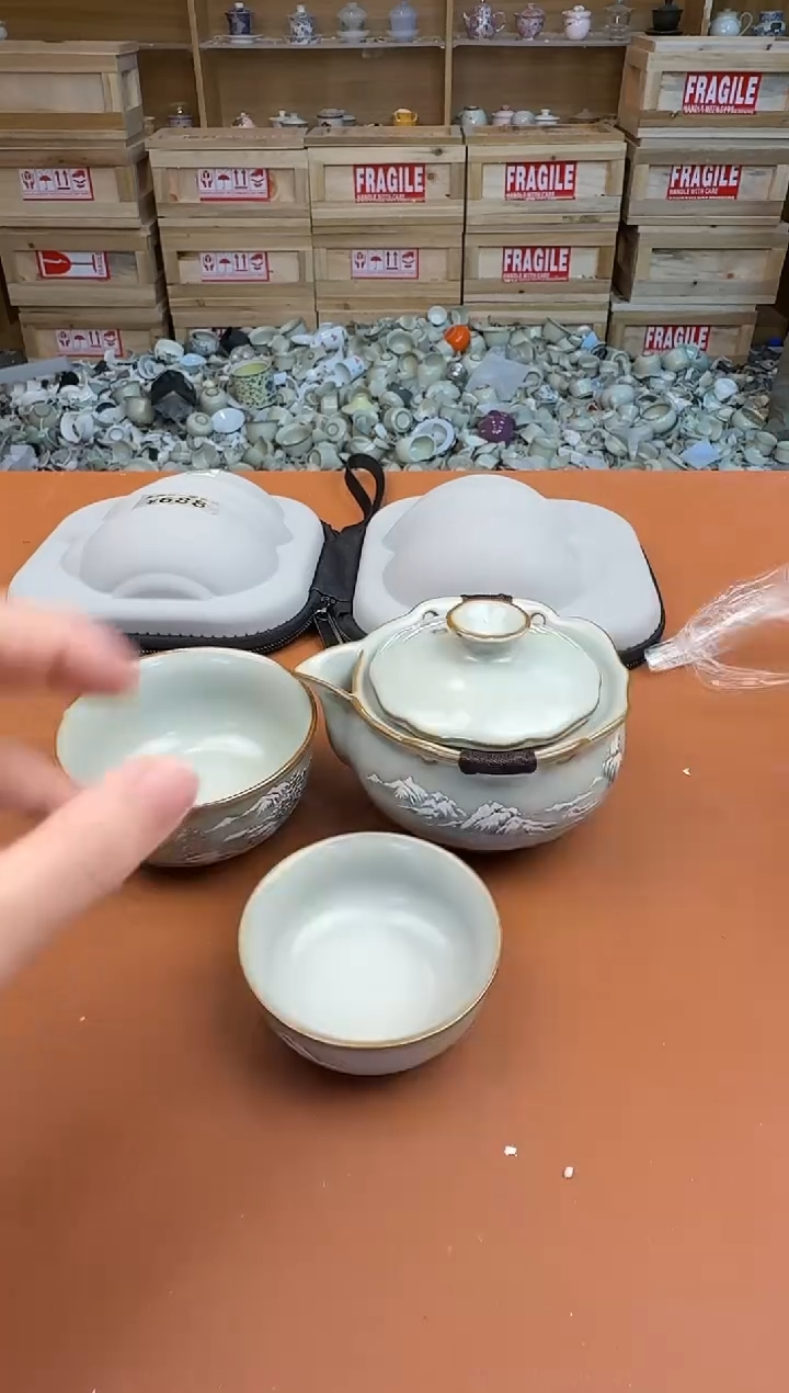 旅行有些茶具有瑕疵介意勿拍，库存清货都是孤品亏本卖