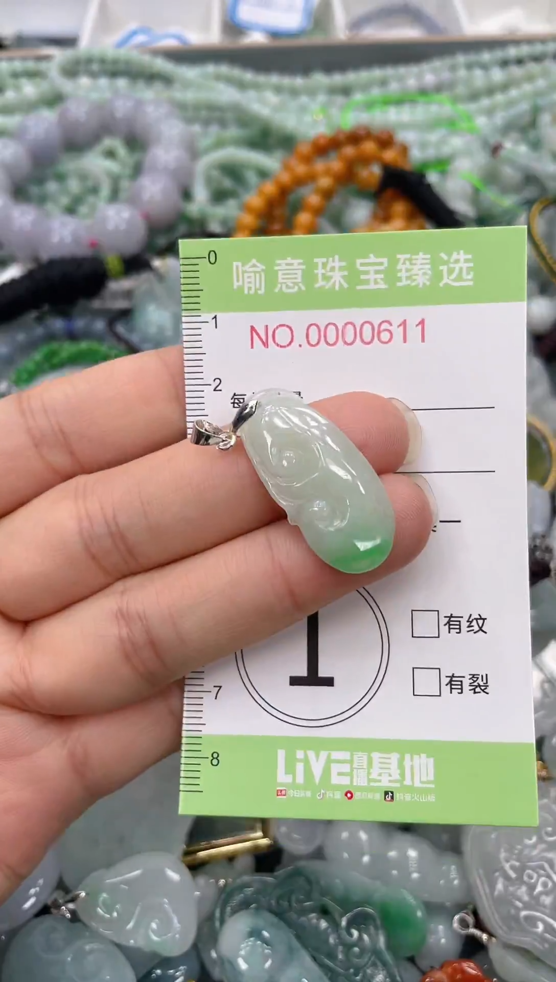 颈饰未镶嵌翡翠009