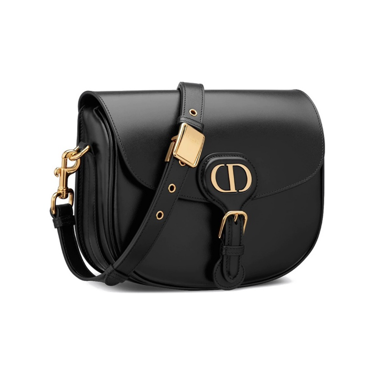 全新未使用 DIOR/迪奥 Bobby经典黑金小号 单肩斜挎包