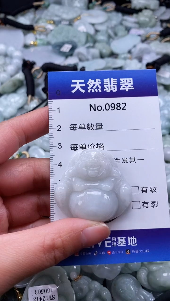 【闪购商品】翡翠颈饰未镶嵌缅甸A货翡翠0982