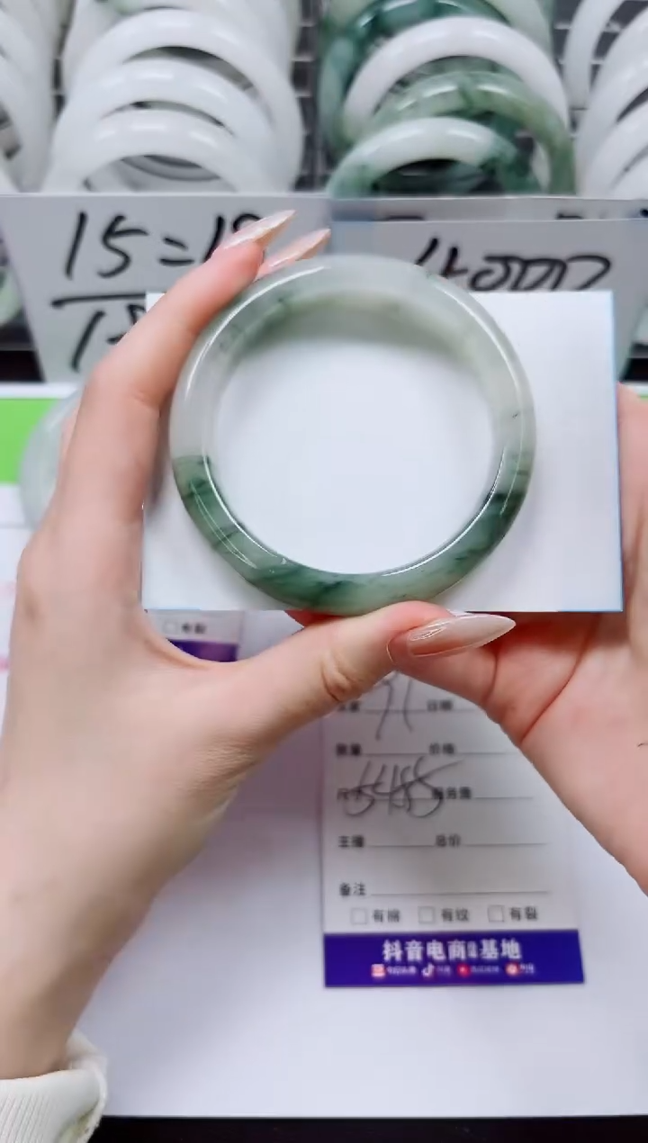 石英质玉未镶嵌手镯S91-54/55