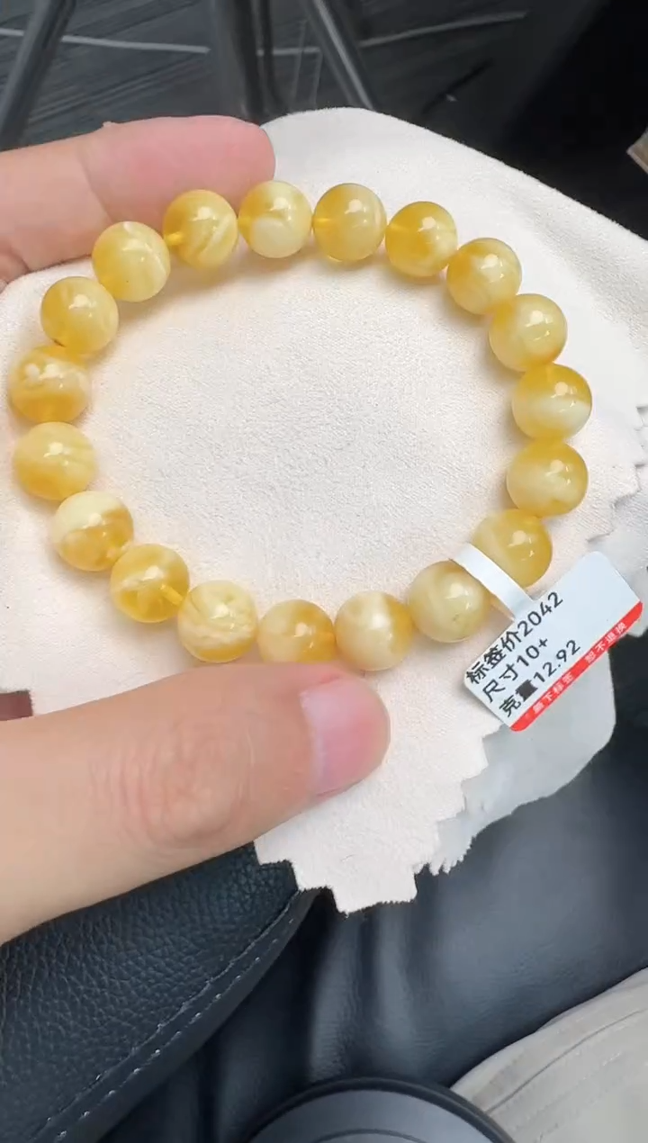 未镶嵌琥珀手串蜜蜡手串