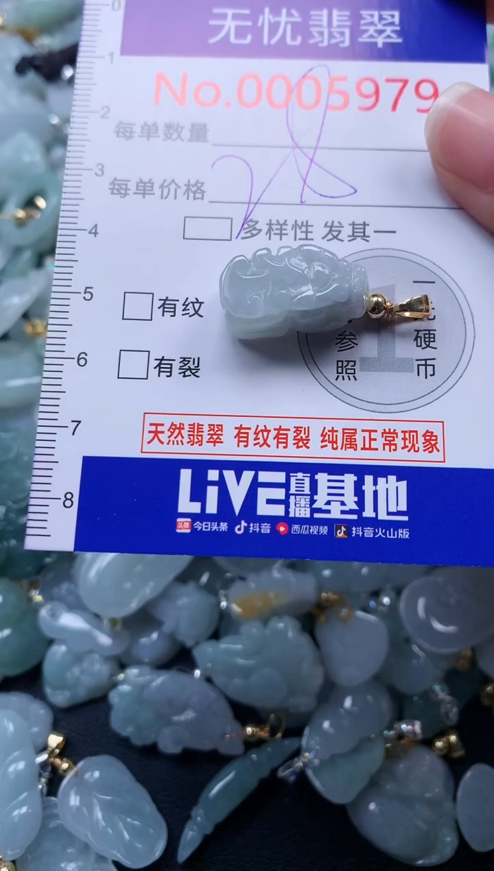 颈饰未镶嵌翡翠5979