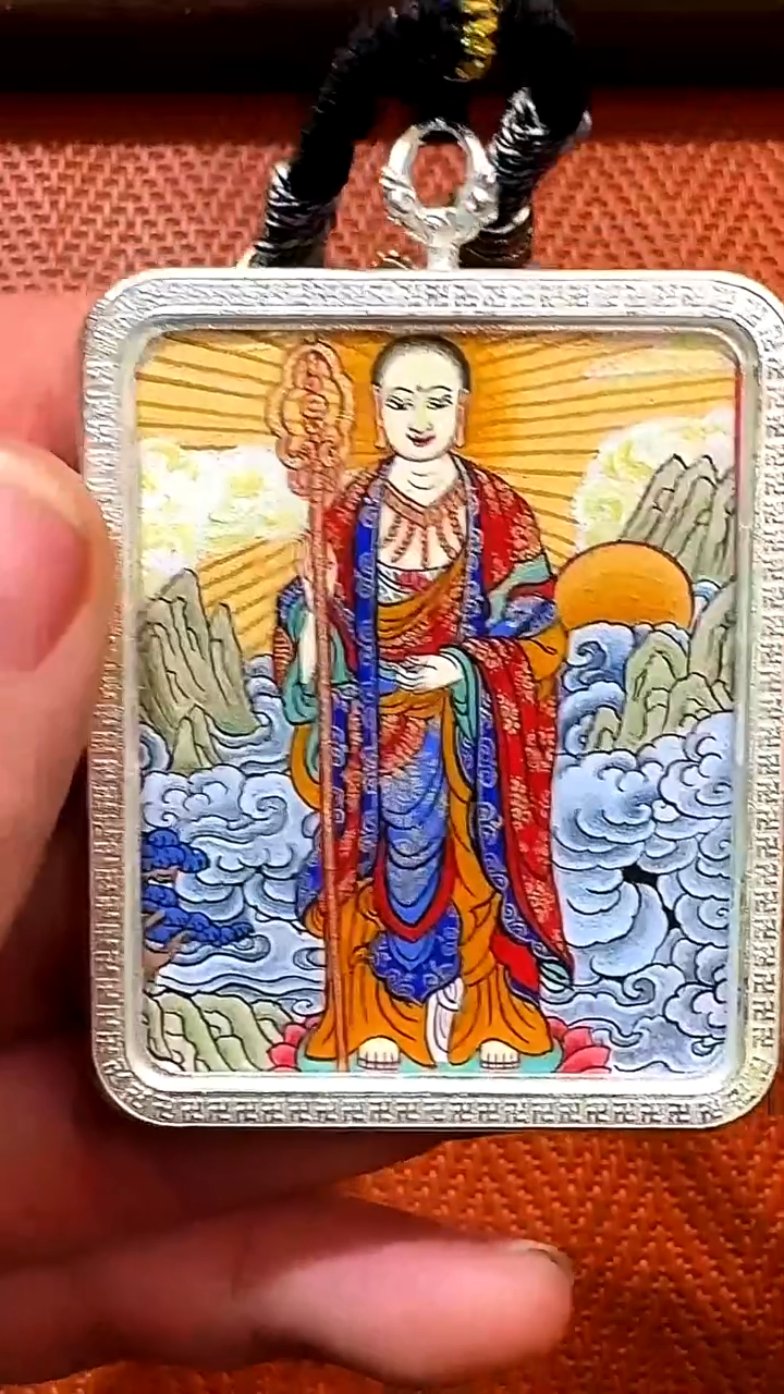 吊坠嘴哥严选——1225地藏王菩萨唐卡