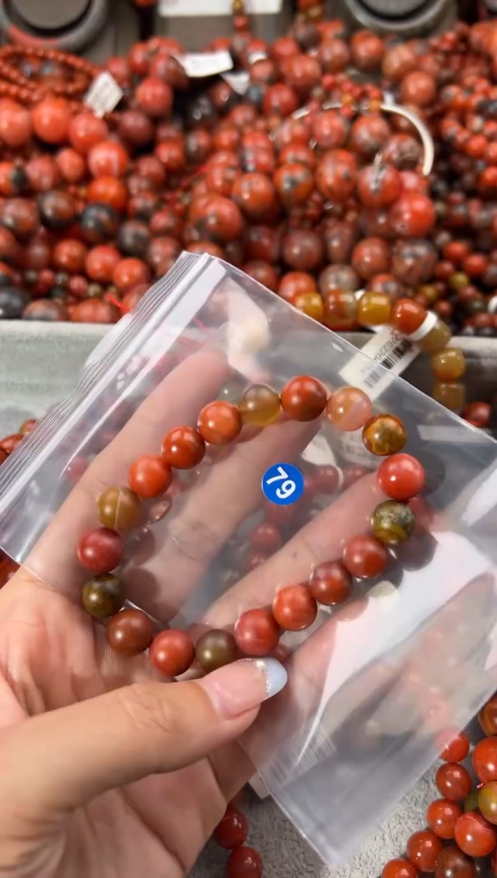 未镶嵌手串南红玛瑙9+