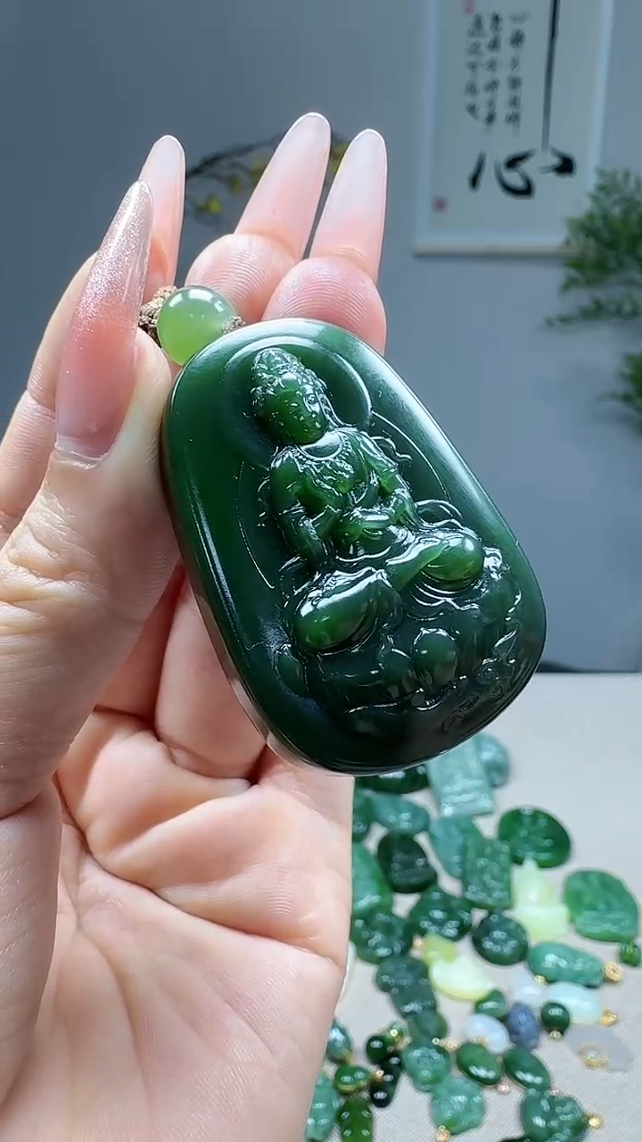 未镶嵌和田玉挂件1