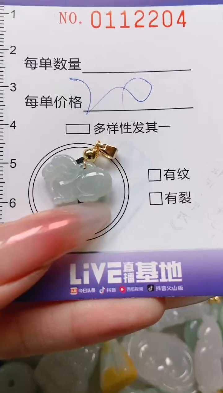 【闪购商品】翡翠颈饰未镶嵌闪购0112204