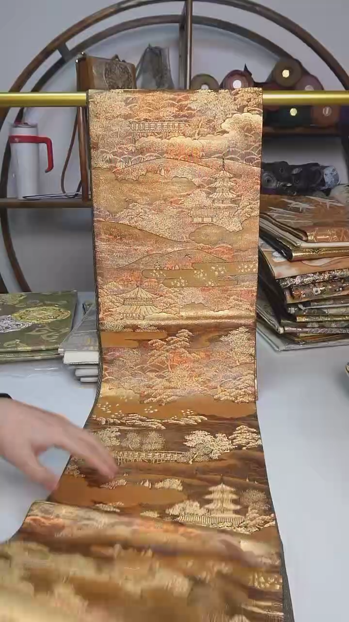 【闪购商品】织绣94西阵织六通风景