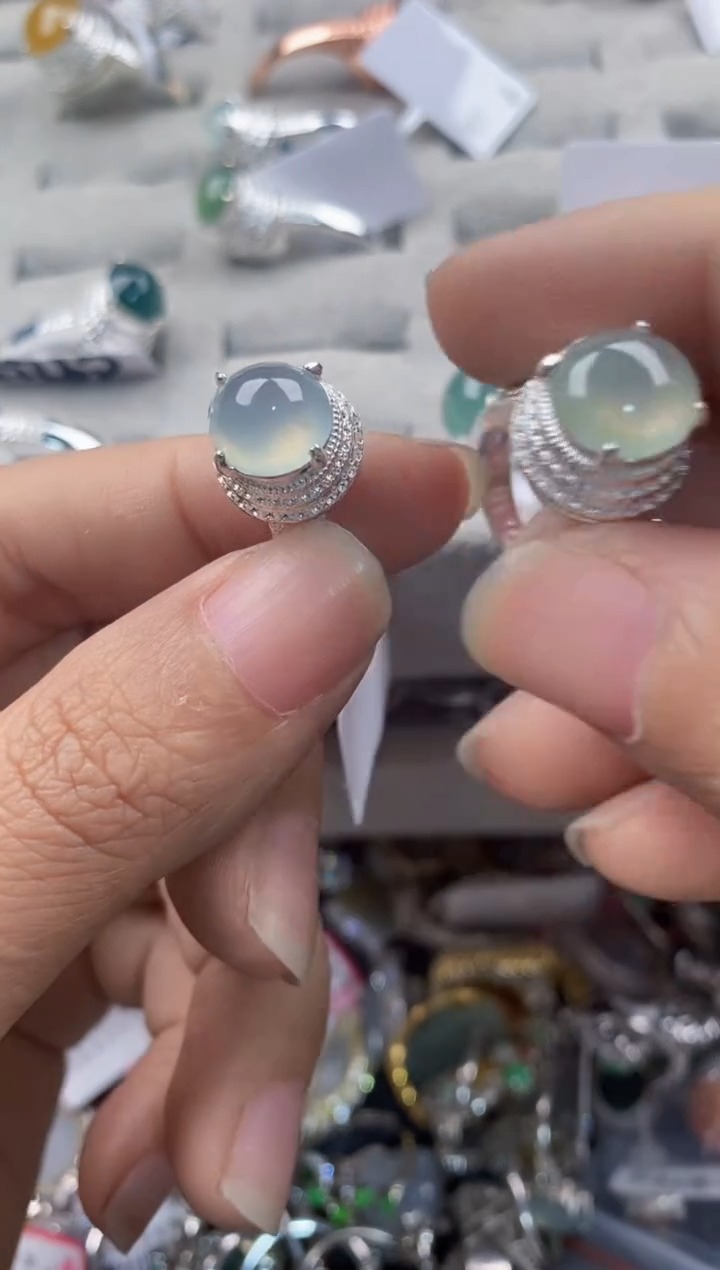 未镶嵌戒指翡翠555               3