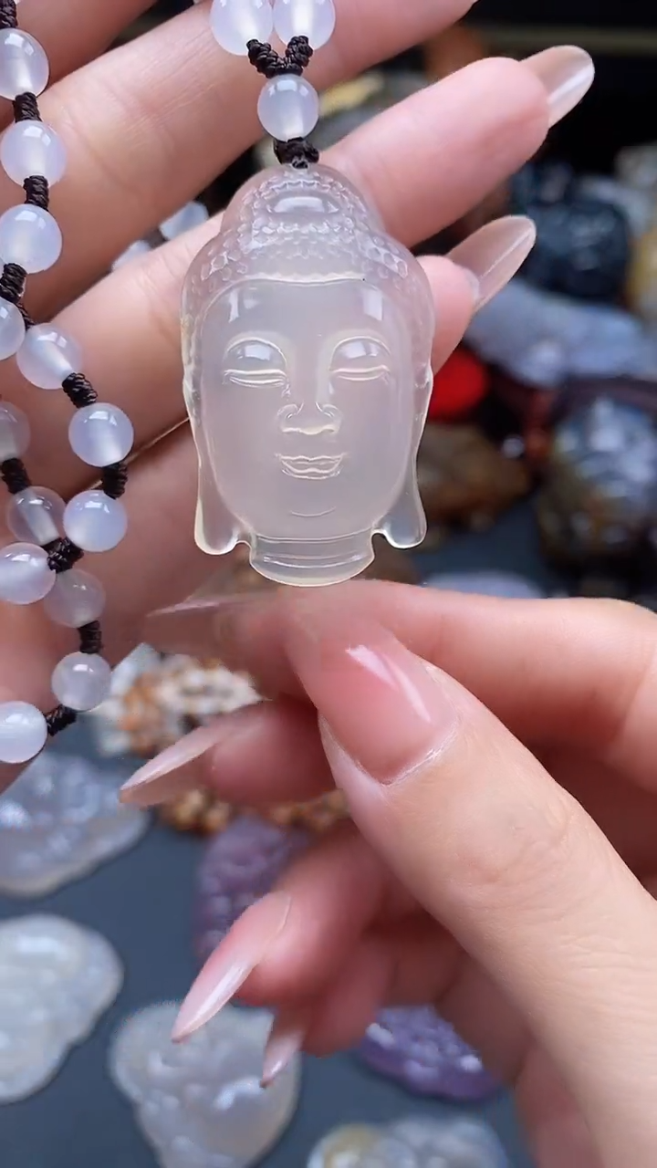 【闪购商品】玛瑙/玉髓颈饰未镶嵌8