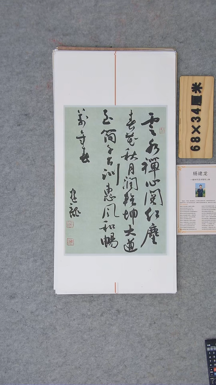 书法杨老师书法纯手写精品 湖北