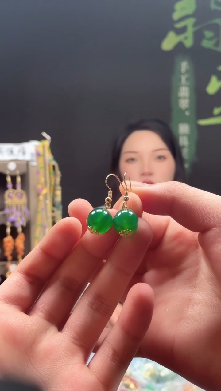 【闪购商品】玛瑙/玉髓耳饰合金03玛瑙饰品