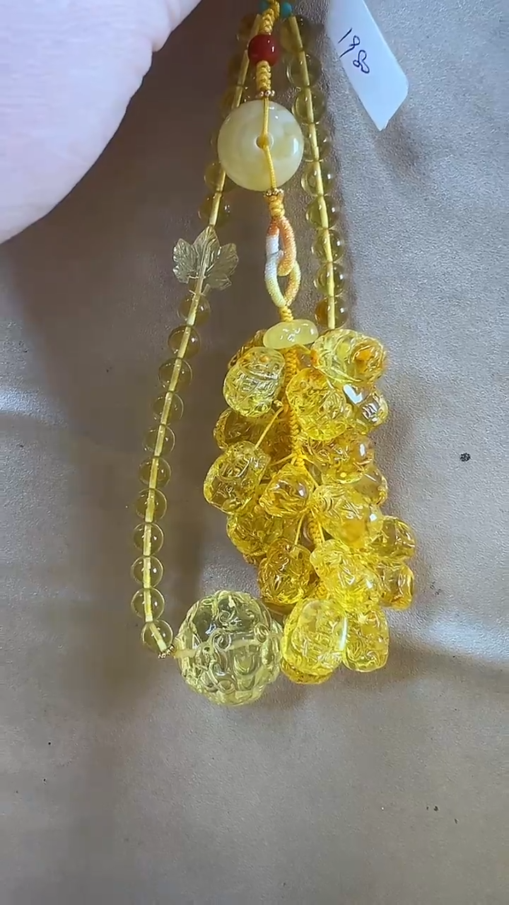 【闪购商品】琥珀颈饰未镶嵌项链