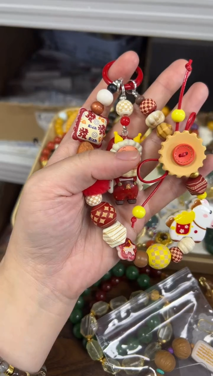 檀香木吊坠孤品背带裤檀木设计款挂件[25]