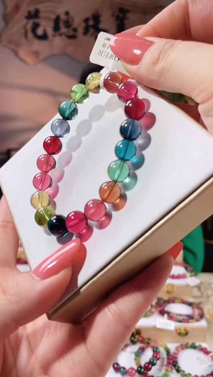 【闪购商品】碧玺手链未镶嵌单圈手链10+