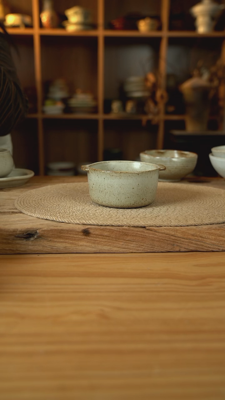 奶奶系列的双耳早餐碗1个