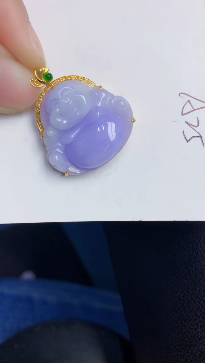 【闪购商品】翡翠颈饰18K金镶嵌000000000