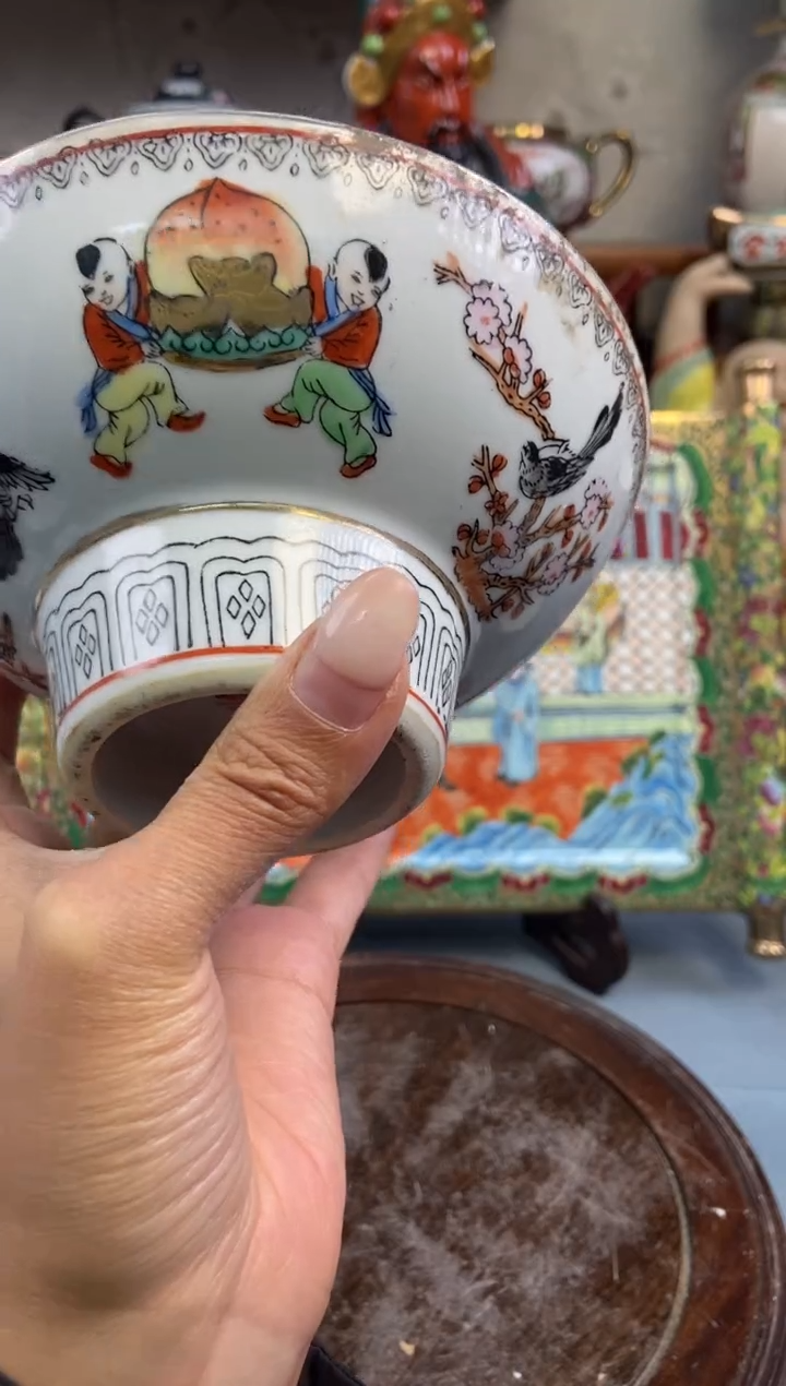 瓷片微瑕慎拍景德镇窑老厂瓷器单件