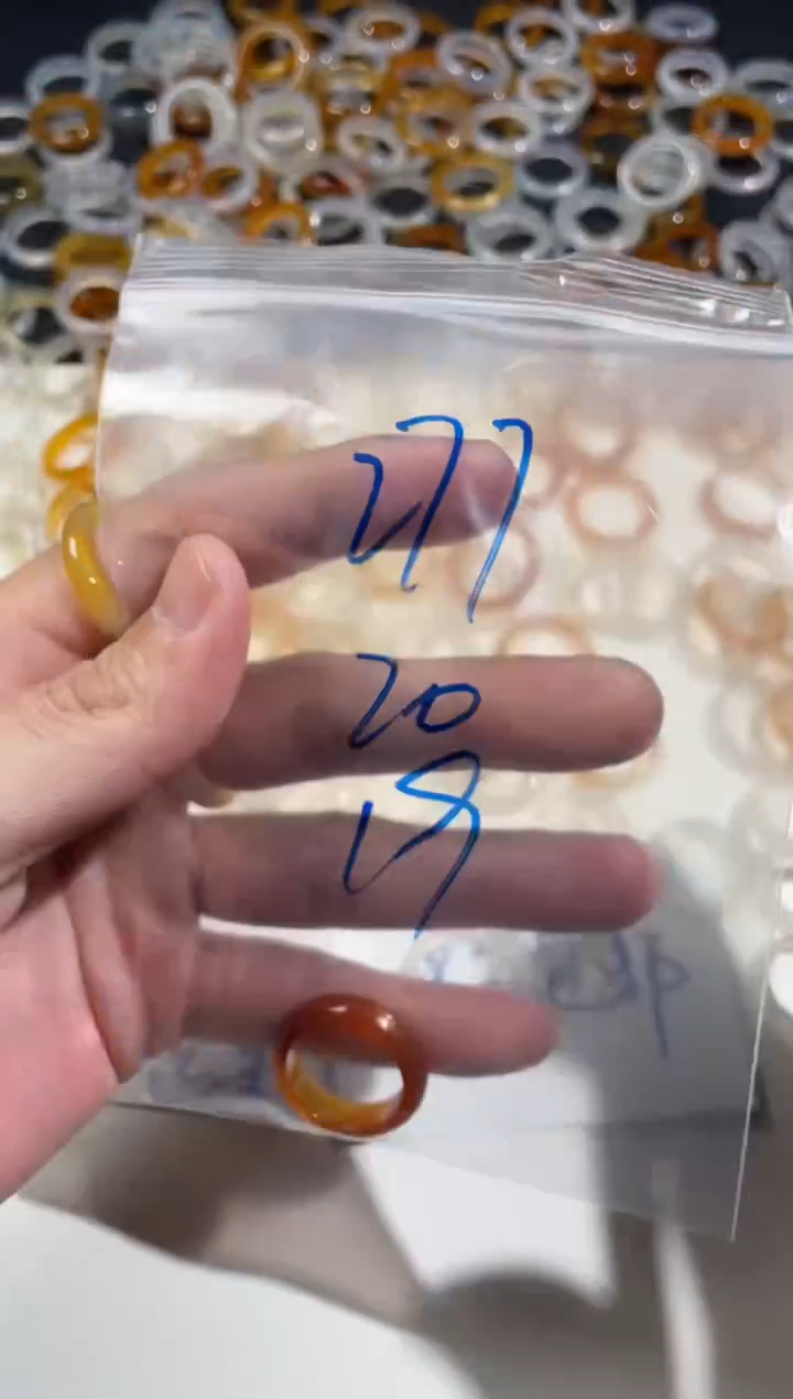 【闪购商品】玛瑙/玉髓戒指未镶嵌277