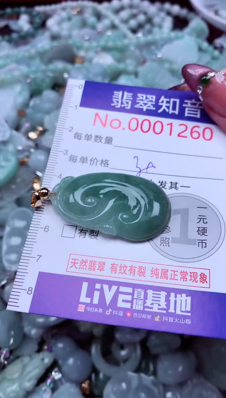 吊坠(不含链)未镶嵌翡翠1260