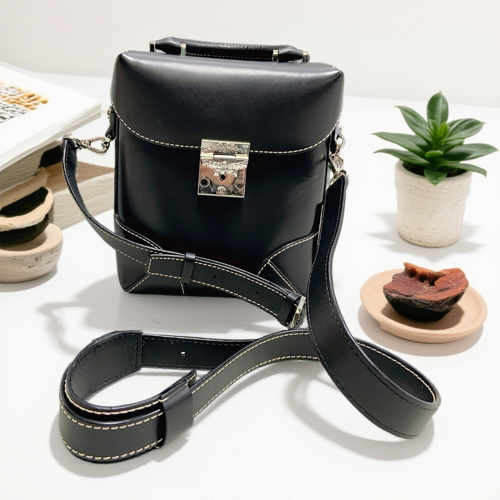 95新 MCM  黑色手提单肩包 1870 2021 